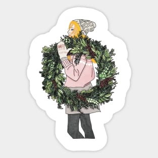 Christmas girl (9) Sticker